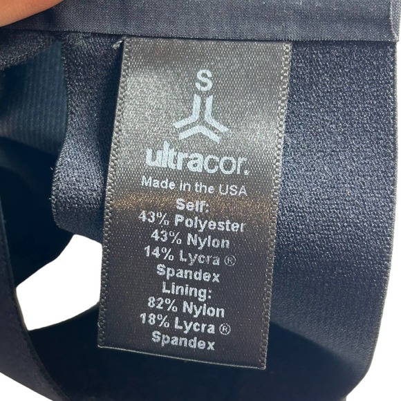 Ultracor Women's Terrain Micro Camo Camouflage Sports Bra Black Gray Small - Picture 7 of 8